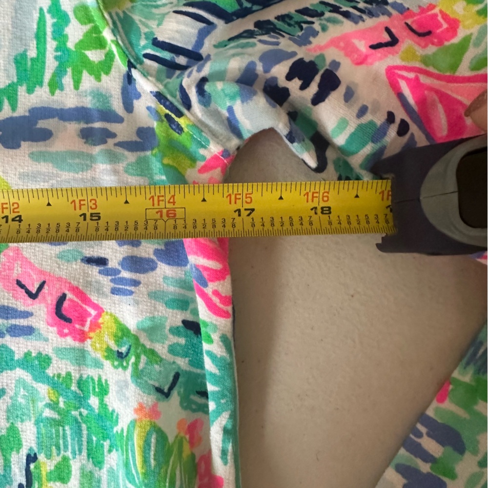 Lilly Pulitzer Fletcher Popover Pullover Sweatshirt “Salt in the Air" print - Picture 8 of 12